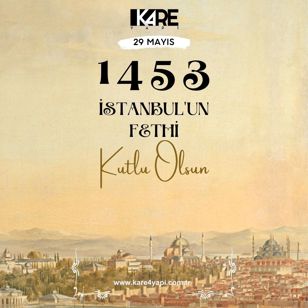 naciay's tweet photo. Tarihe yön veren büyük fetihin yıl dönümünde; İstanbul’u bizlere emanet eden Fatih Sultan Mehmet Han ve aziz ecdadımızı saygı ve minnetle anıyorum.

İstanbul’un Fethi kutlu olsun. https://t.co/rkD1FDidK1