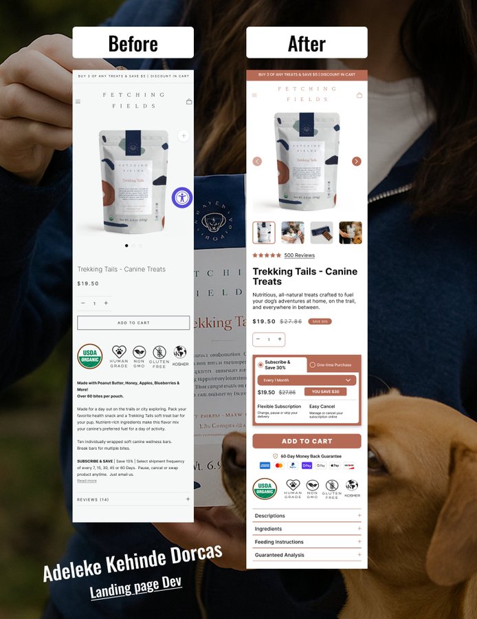 Dorcas Ecom | Shopify Landing Page Dev tweet media