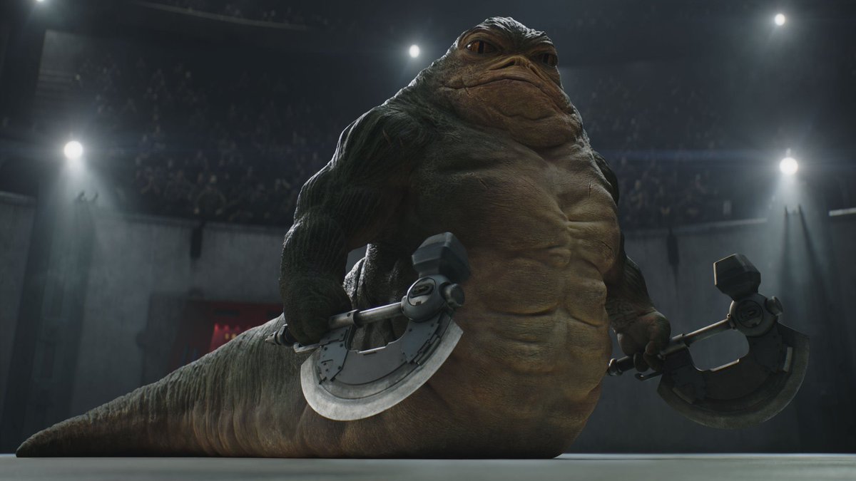 Wondermimo05's tweet photo. ROTTA ROTTA! 🔥

Jamás pensé que empatizaría con un Hutt, pero gracias a la visión de Favreau en #TheMandalorianAndGrogu ahora quiero verlo aportando su granito de arena a la causa. ¡Es un CAMPEÓN!

Star Wars gritándote que TU eliges tu camino, nada está preestablecido 👏 https://t.co/kwd7IxddhG