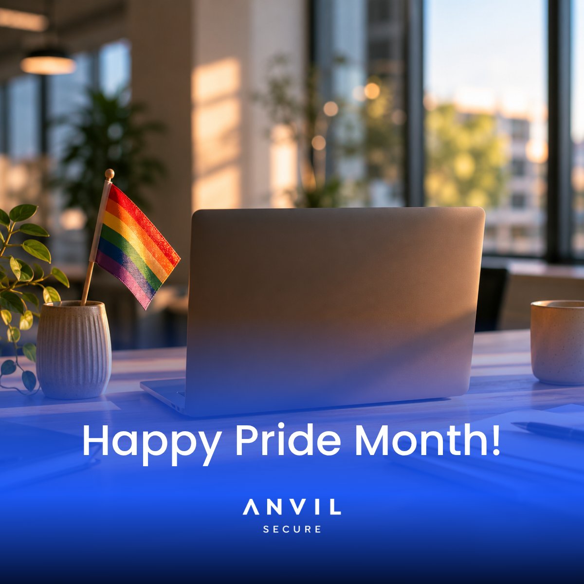 anvil_secure's tweet photo. Happy #PrideMonth from all of us at Anvil Secure 🌈

This month is a celebration of the LGBTQ+ colleagues and friends, both in and out of #cybersecurity, who help make our communities stronger. We’re proud to support a culture where people feel respected, included, and able to be themselves.