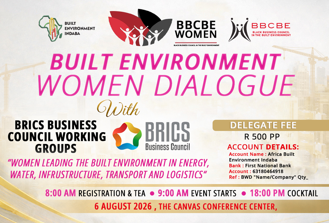 BBCBE_SA's tweet photo. 🌍 Women leading the built environment! 
📅 6 Aug 2026 | The Canvas Conference Center 
🎟 R500 | 🍸 Cocktail Networking 
🔗Partnering with @Afriwatersan 
 #AWSISA #WomenInInfrastructure #BuiltEnvironment https://t.co/JTmjx70R5H
