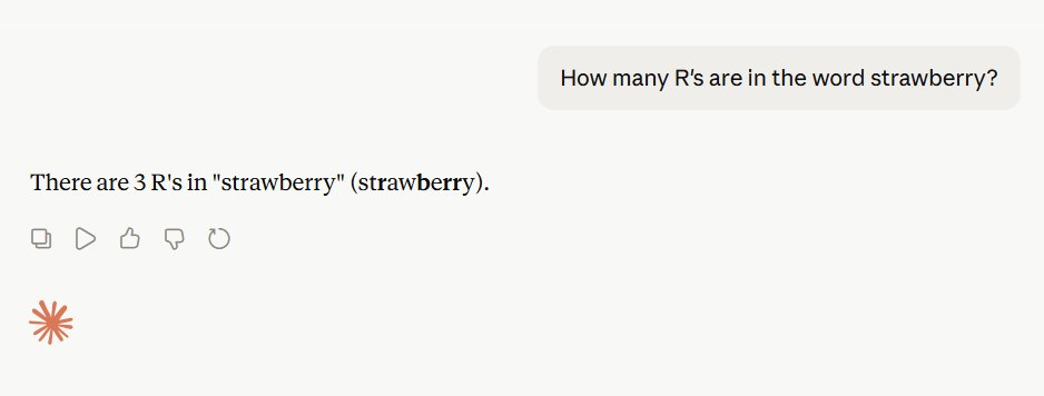 1. The Strawberry Test The question that started it all: 