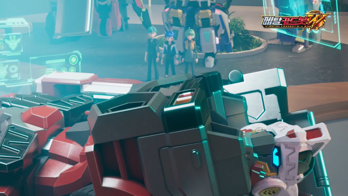 913son4's tweet photo. メタルカードボットW21話「カウントダウン」予告

概要欄：3つの野生の力を持つ「ワイルドカードボット」の正体は、実はメタルカードボットだった……？！

一方、自分の力を呪いのように思っていたサバナードは、ついに重い口を開くが……。 「私が目撃したすべてを話そう」
https://t.co/l8bqliDGqv https://t.co/CPju3ns31Y
