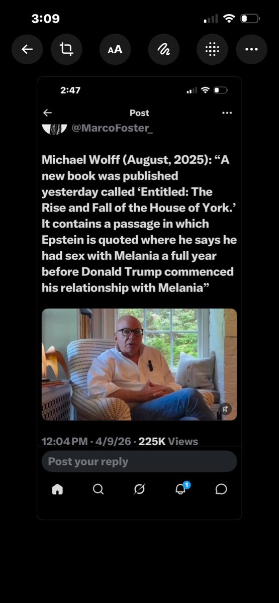 ooshdesign's tweet photo. @strujillo075 @chateau_belle Of course she knows. After all she too was part of the games Epstein was playing . https://t.co/wsSGuaRm95
