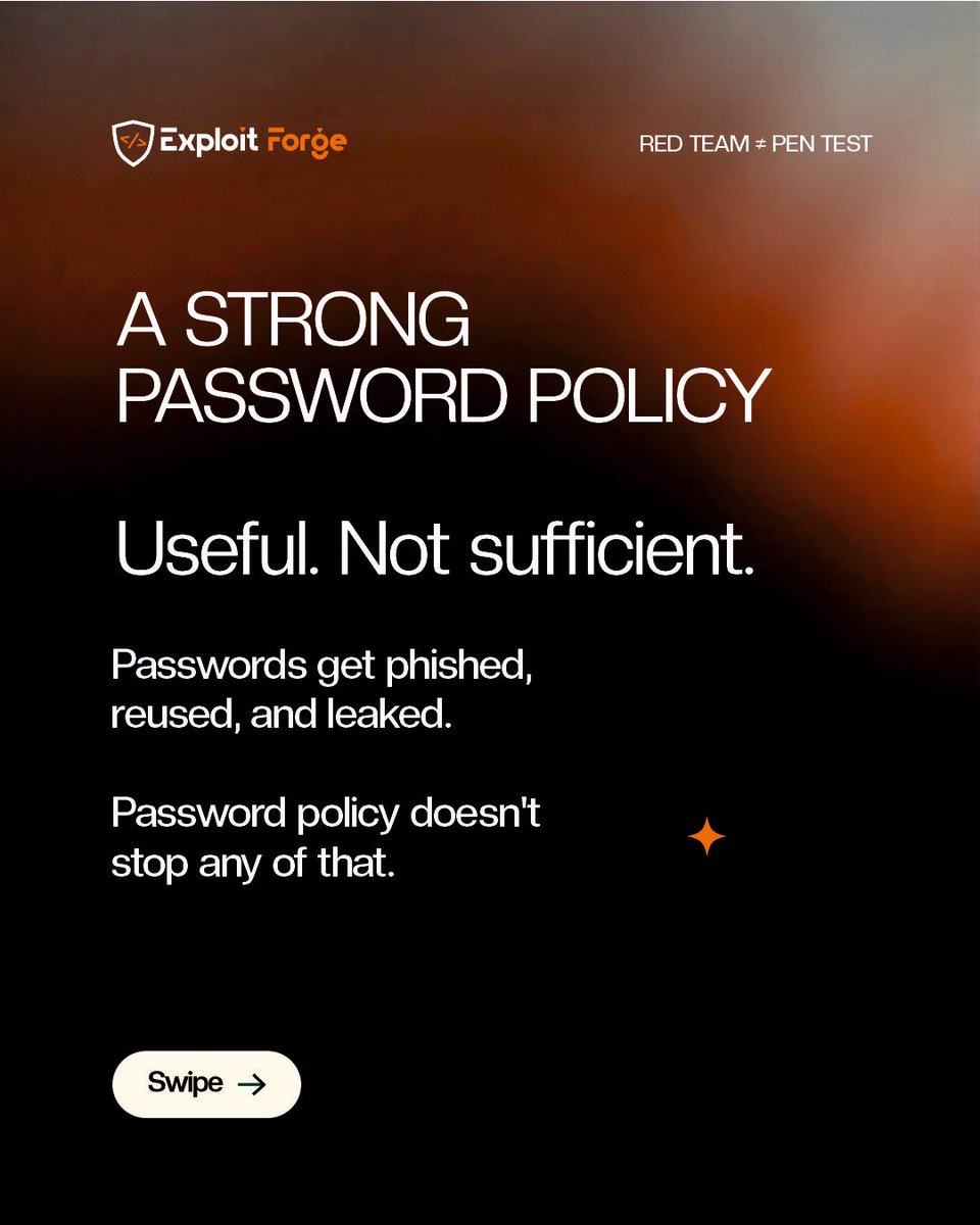 ExploitforgeLTD's tweet photo. Security theatre is more common than most organisations realise.
It looks like security. It gets reported as security. It satisfies the questions leadership asks in quarterly reviews. And it leaves real gaps that real attackers walk through without effort.

#CyberSecurity #Infosec