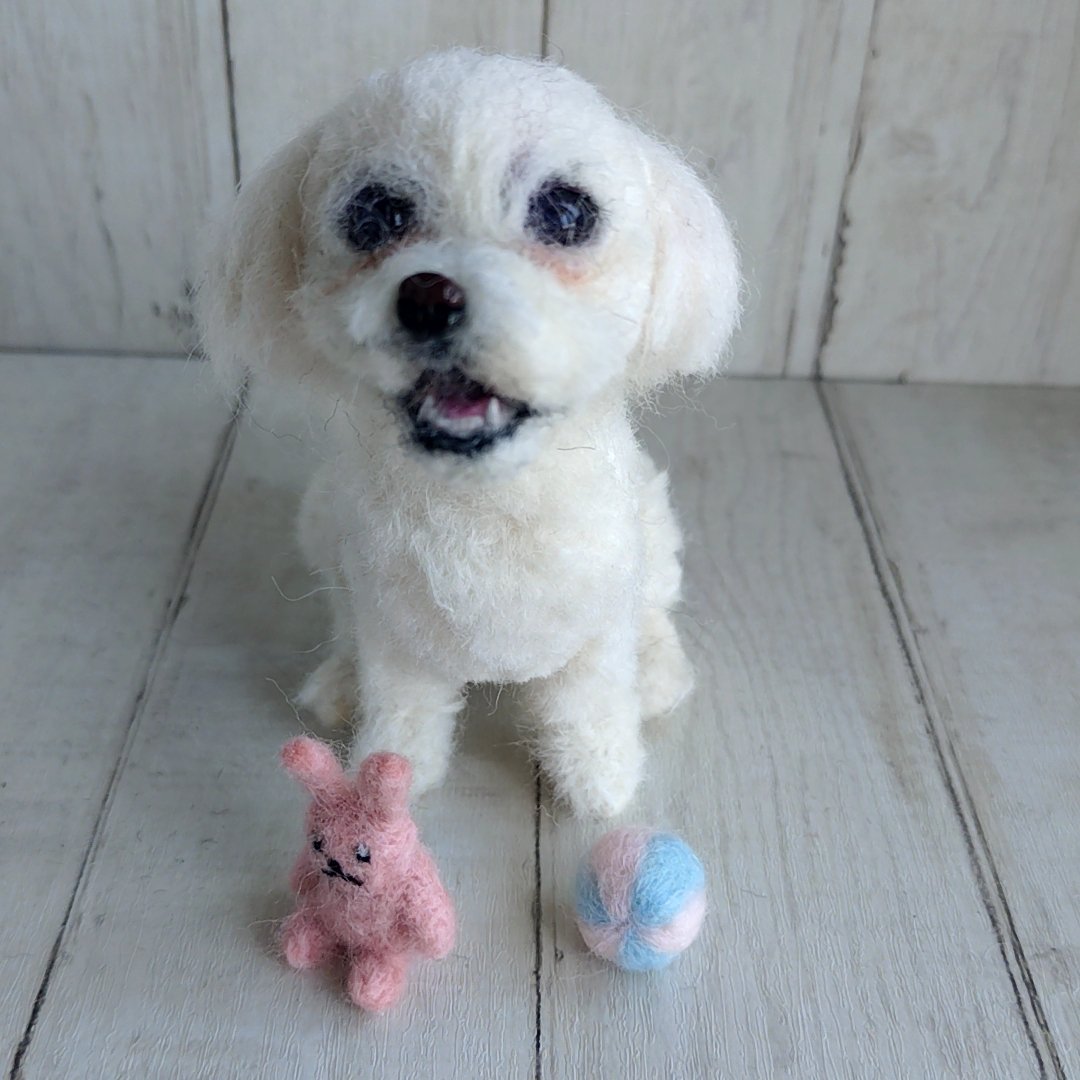 犬の羊毛フェルト、ショップRurumaru (@rurumaru18) / Posts / X