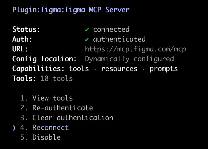 GayaniFigma's tweet photo. @enakahn29 Hey, I'm Gayani from Figma! We've pushed a fix for this. Try hitting Reconnect in your Figma MCP Server settings, and it should be good to go. Let me know if you're still seeing issues! https://t.co/EiIBAZ1sAJ