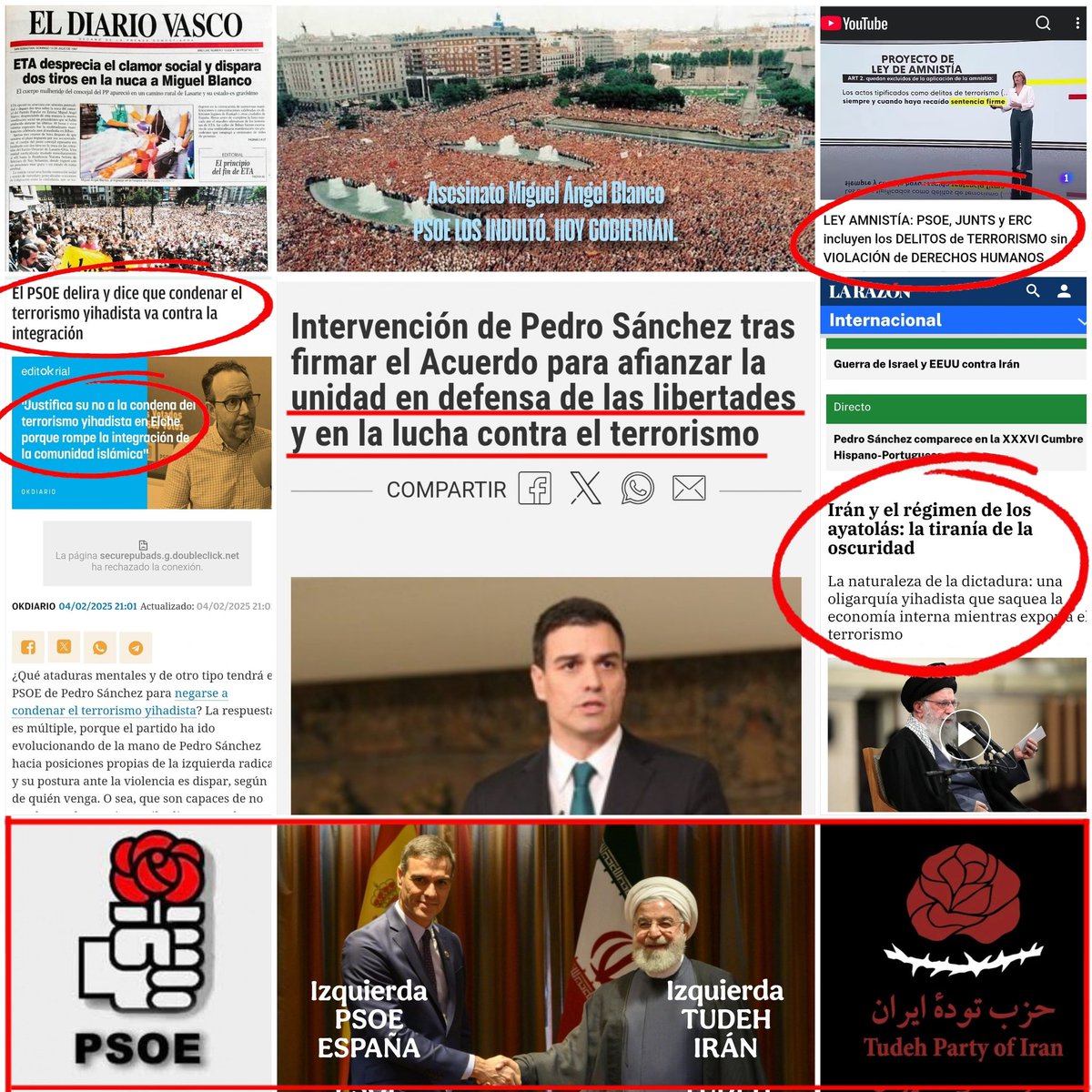 vengotarde's tweet photo. TODO COMIENZA con espionaje de Marruecos al móvil de Sánchez con tecnología Israelí, como Sánchez vende armas a ORIENTE. Terroristas islamistas PACTAN a cambio de SILENCIO. Difundir ODIO A ISRAEL🇮🇱 para DESVIAR ATENCIÓN

🚧 TE HARÁN MIRAR A FRANCO PARA QUE NO VEAS HITLER PASAR 🚧 https://t.co/KT9O5Gy9xp