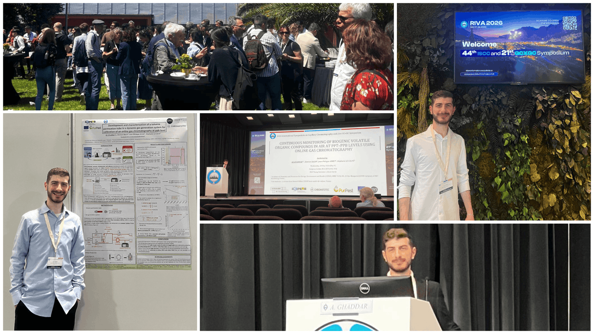 PurPest_EU's tweet photo. 🔬 PurPest was at the 44th ISCC &amp; 21st GC×GC Symposium in Riva del Garda!

Ali Ghaddar presented our work to an international audience — poster + talk. Find out more: https://t.co/vsWq6GEQ7X https://t.co/frpTDFdEmJ
