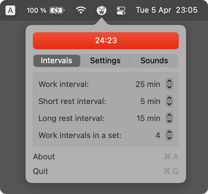 NativeMacApps's tweet photo. 3,347 stars for TomatoBar — a Pomodoro timer so clean it lives in your menu bar. Configurable work/rest cycles, optional sounds, global hotkey, JSON session logs, fully sandboxed. No subscriptions, no bloat.

#macOS #Swift #MenuBarApp

🔗 Link in the comments https://t.co/TPZK2Sa8BK