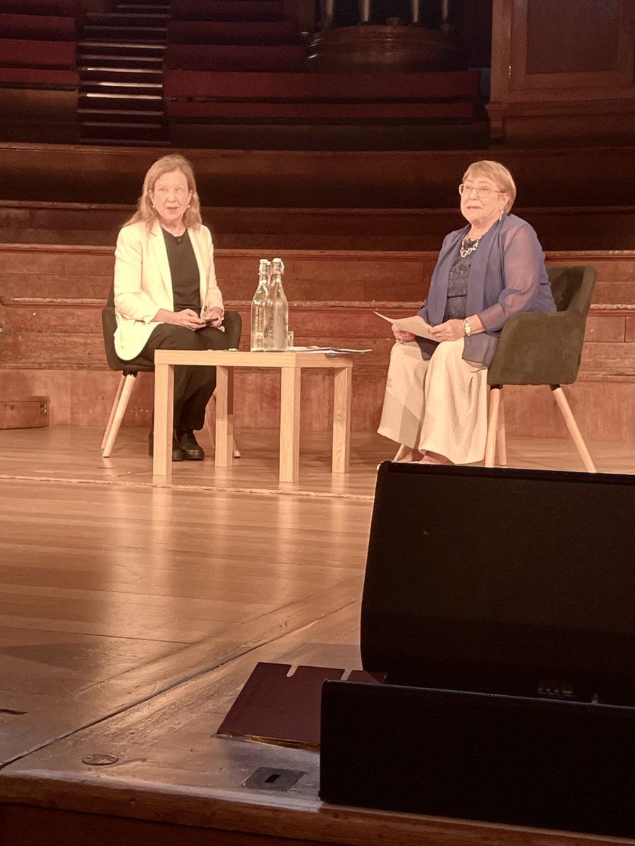Embamexru's tweet photo. 🗓️On 28 May 2026, Michelle Bachelet @mbachelet,UN Secretary-General candidate, with other standing candidates, participated at the event: “The leader the world needs: Appointing the next UN Secretary-General”, organised by @UNAUK, where she presented her vision about the role of the @UN Secretary General. 

Ms Bachelet was nominated by 🇲🇽 Mexico and 🇧🇷 Brasil as candidate to that position. @Embamexru supported the participation of Ms Bachelet at this event. 

👏Congratulations to Ms Bachelet for sharing her thoughts and insights about UN topics and @UNAUK for organizing this event.

For more information about Ms Michelle Bachelte’s vision statement please visit 👉🏻  https://t.co/al0NAsJxV1

@SRE_mx @ONU_es