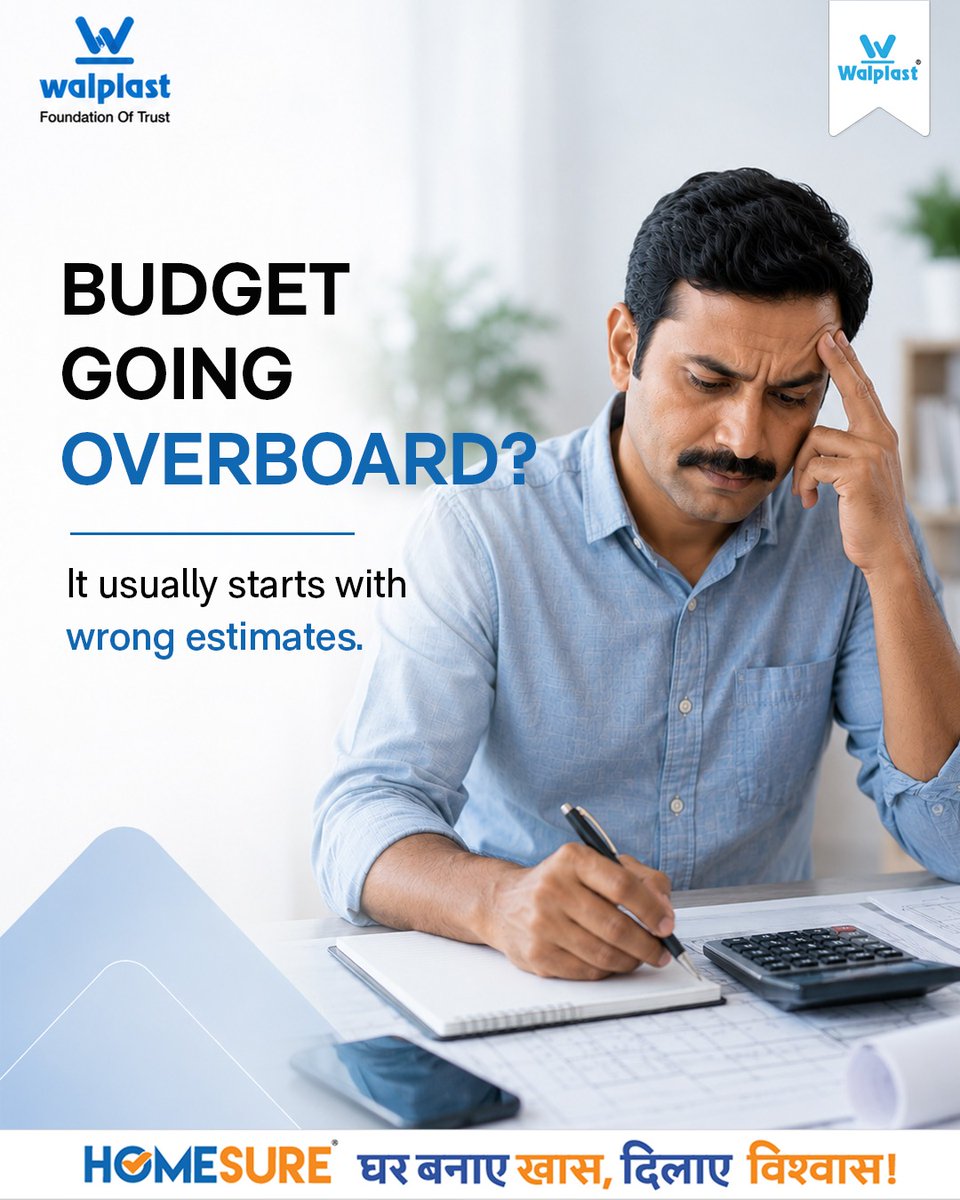 Walplast's tweet photo. Before you build, calculate it right to avoid budget overruns. 🏡📊
Try the Walplast Cost Calculator before you start and estimate your material needs.

Visit: https://t.co/o0ji1W7Gjl

#CostCalculator #HomesureEstimator #DreamHomeBudget #InstantEstimate #HomeRenovation #Homesure https://t.co/LcWZN9CzXL