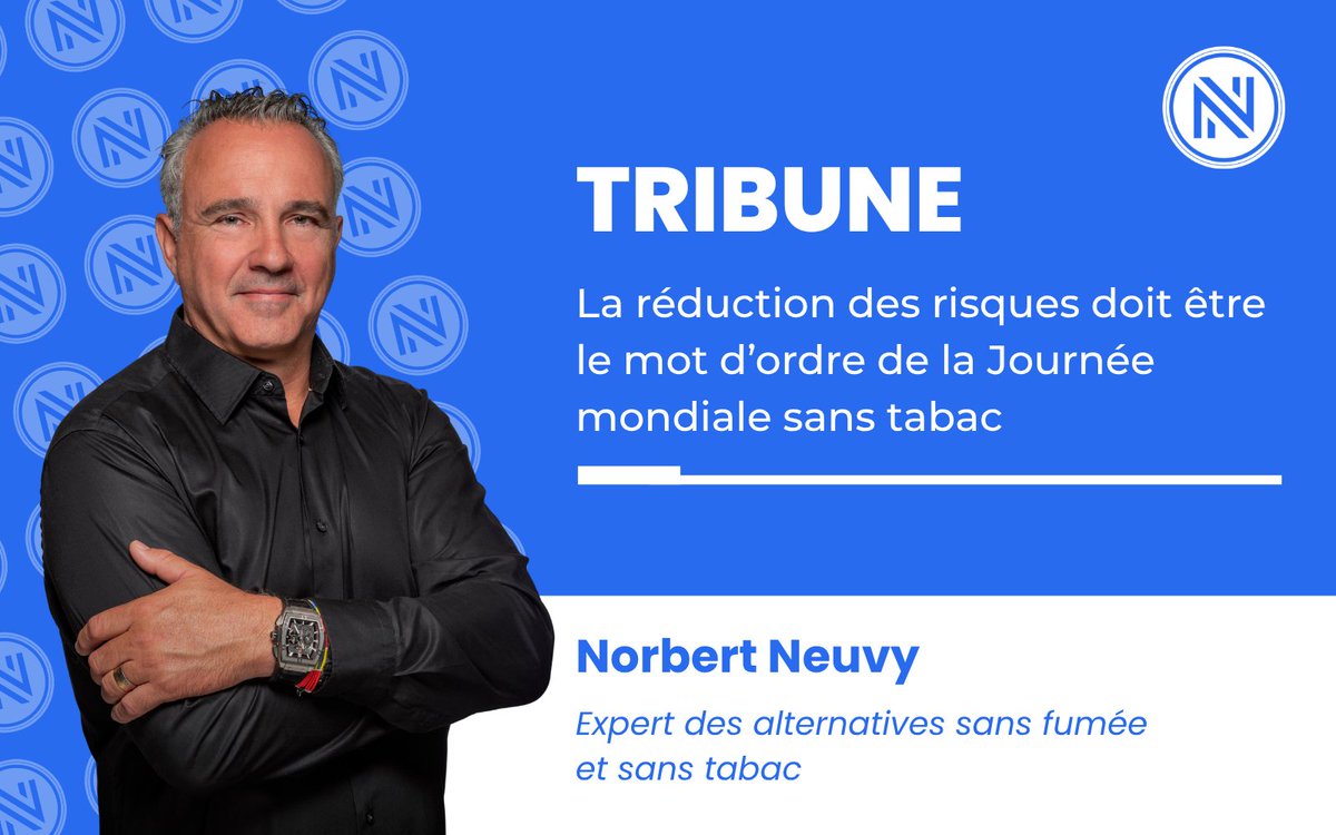 NicotineWorld_'s tweet photo. À l'approche du 31 mai : la Journée mondiale sans tabac, Norbert Neuvy, Co-fondateur de Nicotine World, appelle à faire de la réduction des risques un pilier des politiques de lutte contre le tabagisme.

Tribune à lire ici :
https://t.co/e7tX1LOs8L

Une prise de parole relayée par @afpfr , @YahooFinance  , @BusinessWire , @lemondedutabac , @Boursica  et @CentralCharts .

Reprises :
AFP - https://t.co/YYgeewexV7
Yahoo Finance - https://t.co/8DkYdY6y84
Business Wire - https://t.co/ZF4ult30qv 
Le Monde du Tabac - https://t.co/pa1h3Qazvf

#JourneeMondialeSansTabac #ReductionDesRisques #SantéPublique #Tabac