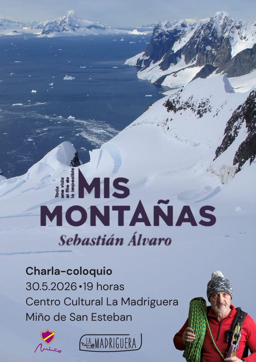 sebas_alvaro's tweet photo. Hablaremos de montañas este sábado día 30, algunas de las más bellas de la Tierra, lejanas, remotas peligrosas, y de otras más cercanas, pero de amor por la Gran  Naturaleza, todas ellas me cambiaron la vida https://t.co/MYuWA0eQ6z