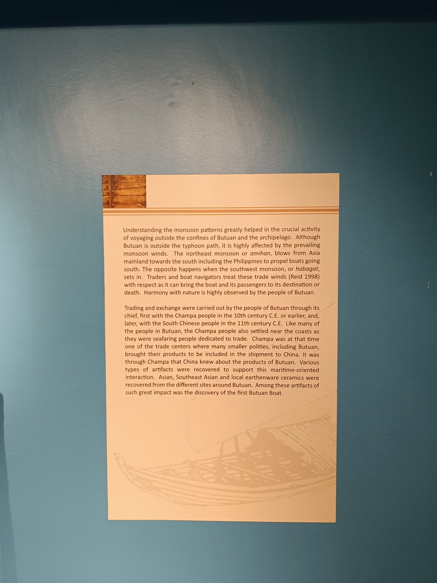 ilovechrissia's tweet photo. I went to Butuan, Mindanao last year, and in the national museum there they have an archeological display proving contact and trade with China by as early as the 11th century CE.

And it's not called "lumpia", but rather "lumpiang Shanghai". Guess what the second word is about? https://t.co/rmis9XuvL5