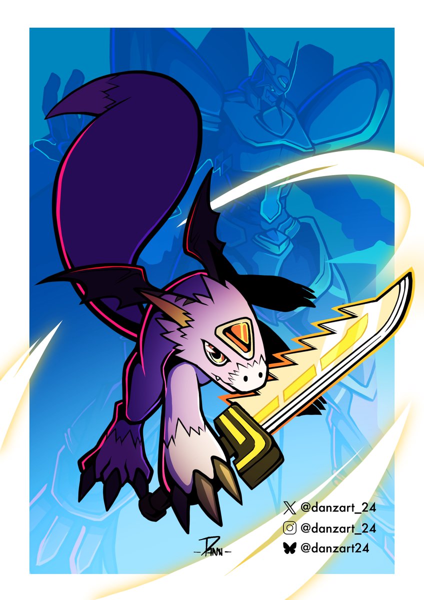 danzart_24's tweet photo. Fanart Friday time! ✨✨✨
Finally I can upload fanart friday again, this week's fanart friday is Dorumon from Digimon World 4. It seems like after this I will replay Digimon World 4 haha 😁
#Digimonworld4 #Digimon #デジモン https://t.co/v7HEzE19FD