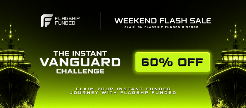 FundedFlagship's tweet photo. To Celebrate the end of our first month of launch, we are dropping a MASSIVE Vanguard Instant Accounts Flash Sale

60% OFF VANGUARD INSTANT ACCOUNTS

Exclusively on Discord https://t.co/N9FzjKB90e
