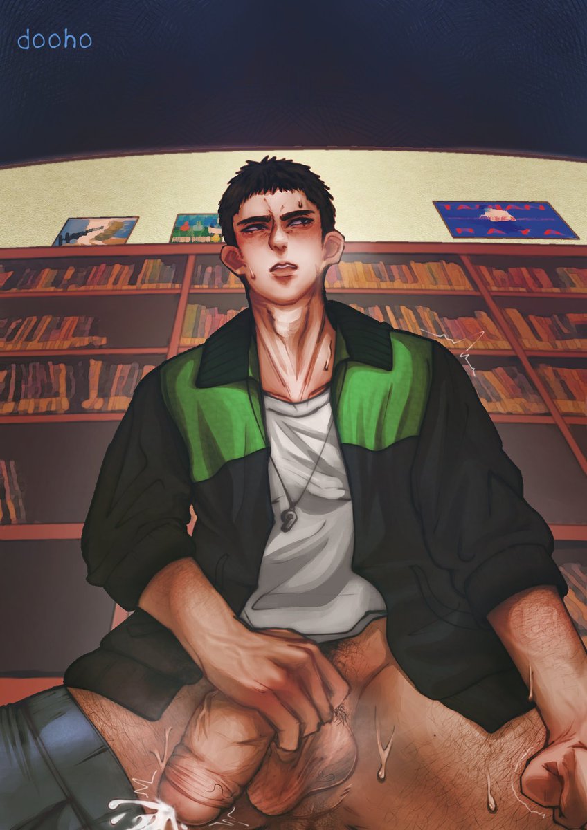 dooho_zip's tweet photo. he could use a bit of help, would you mind giving him a hand? 

#KaoruNiou #ガンバレ中村くん #GoForItNakamura #nsfw #bara #artㅤㅤㅤㅤ https://t.co/yOuGMcOtmB