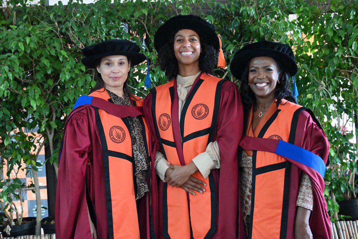 UJ_TRCTI's tweet photo. The Chair proudly congratulates all our graduates on the successful completion of their qualifications. Congratulations on this well-deserved achievement!📚🎉👏

@go2uj @ACTSNET @SPRU @NRF_News @dstigovza 

#Graduation #UJTRCTI #CBE #UJAllTheWay https://t.co/09UgspCKE4