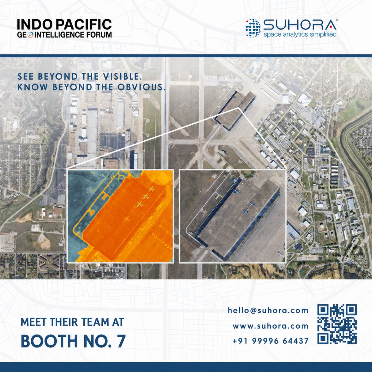 geospatialworld's tweet photo. #Intelligence. #Awareness. #OperationalReadiness.

At #IPGF2026, @suhoratech  will showcase #SPADE - its flagship multisensor data ordering and analytics platform, along with #MIRKA - their ISR platform delivering actionable intelligence for modern defence and security operations.

What to expect at #booth:
 • SPADE - Advanced Earth Observation & Analytics Platform
 • Maritime and terrain ISR capabilities for strategic situational awareness
 • #Live demonstrations of SPADE in action

Join global defence leaders, armed forces, intelligence agencies, and technology innovators at the Indo-Pacific GeoIntelligence Forum 2026 on 2–3 June at the Manekshaw Centre, New Delhi.

Experience the future of geospatial intelligence - live at Indo Pacific GeoIntelligence Forum 2026.

Register Now: https://t.co/jQpnImdKTK

#IPGF2026 #SUHORA #SPADE #GeoIntelligence #ISR #DefenceTechnology #Geospatial #SituationalAwareness #DefenceInnovation #IndoPacific