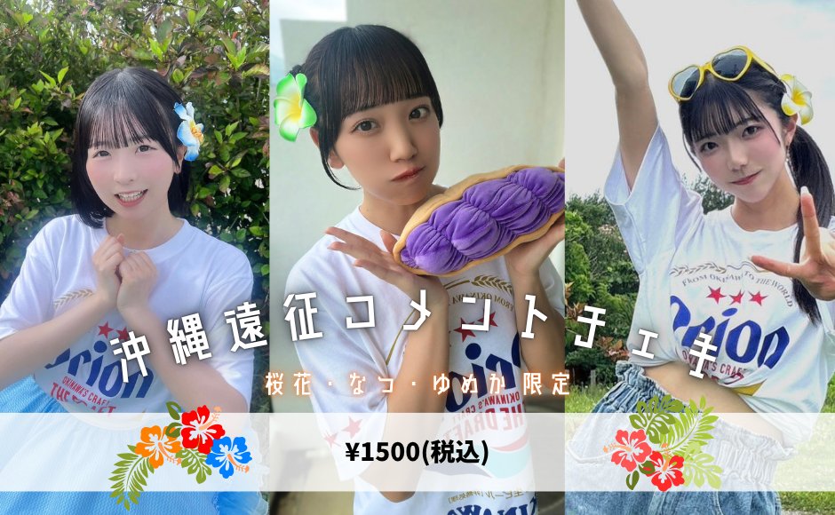 🌺⌒*⌒*⌒*⌒*⌒*⌒*⌒*⌒*⌒*⌒*⌒* 🌴 沖縄遠征 【コメントチェキ