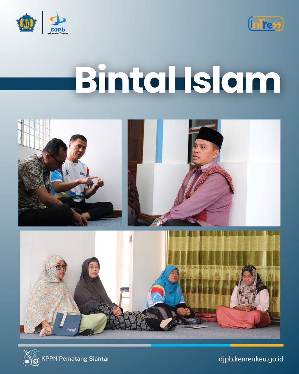 kppnpmsiantar's tweet photo. Halo Sobat #InTress

KPPN Pematangsiantar melaksanakan kegiatan Bimbingan Mental Rohani (Bintal Rohani) bagi pegawai beragama Islam dan Kristen pada tanggal 22 Mei 2026 🤍 https://t.co/LPVfmASr47
