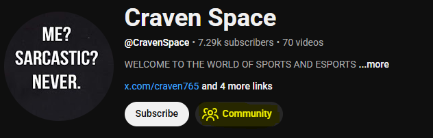 GodLDanton's tweet photo. For people asking alternatives to X community, you could subscribe the channel and then click on community button to post similar and look at other post from others similar to X community. here is the link
https://t.co/FGN8Avwqp6 https://t.co/AFzAqIvLGP