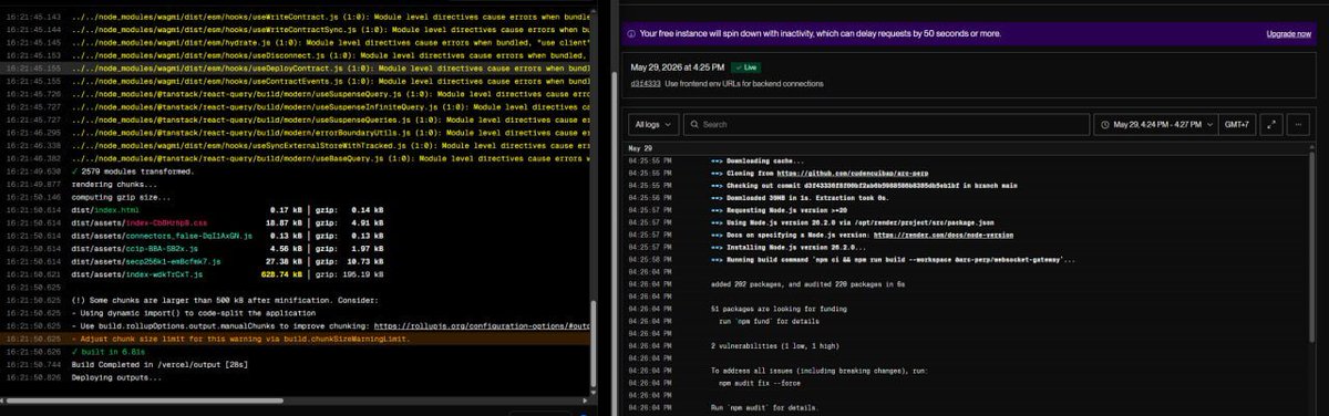 Thaanhtra's tweet photo. chào ae lại là t đây
vẫn chưa xong sàn @arc perp. có ai build web app 1 tuần như tui ko :))
ae build gì rồi? chia sẻ với nào
#contribuild on @arc https://t.co/IWqNjAfhmA