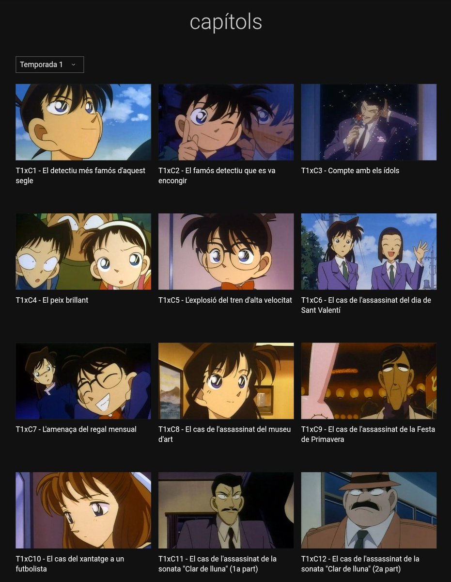 _catseries's tweet photo. ATENCIÓ: L'exclusiva versió remasteritzada d' 'El detectiu Conan' arriba a la plataforma 3Cat. Ja es poden reviure les dues primeres temporades de la sèrie amb el @DoblatgeCatala. Feu-ne difusió :) https://t.co/woEl1xyf4i