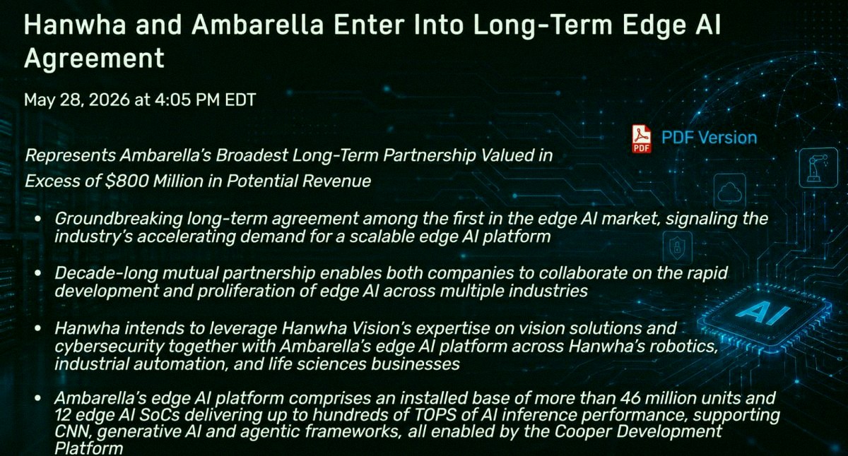 GwaliaClassics's tweet photo. $AMBA's story is way more bullish than the stock is showing. 🚨📊

Q1 revenue hit $100.4M, up 16.9% YoY, with non-GAAP EPS at $0.11. Clean beat.

But the real story goes beyond just one quarter. Automotive revenue hit an all-time record as AI rolls into commercial vehicles. https://t.co/wUAPGCdRuq