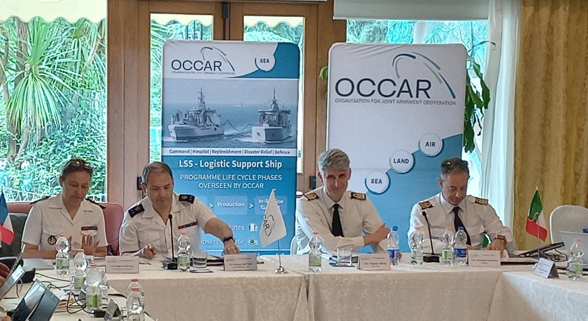 FRDefenseITALY's tweet photo. I 27 e 28 maggio si sono tenuti a Roma i comitati di programmi navali in cooperazione 🇫🇷🇮🇹 .
Grazie per questi scambi costruttivi !
@DGA @segredifesa @Armees_Gouv @MinisteroDifesa #OCCAR https://t.co/00M23UZhcx