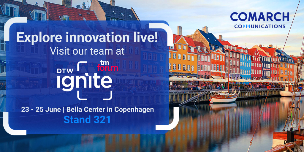Comarch_Comms's tweet photo. 📢We are returning to DTW Ignite 2026 in Copenhagen to connect with global industry leaders. Explore how AI and autonomous operations reshape connectivity, plus our latest in monetization and massive IoT.
Learn more: https://t.co/AvdbUL2UZU https://t.co/EI9C8QS5nY