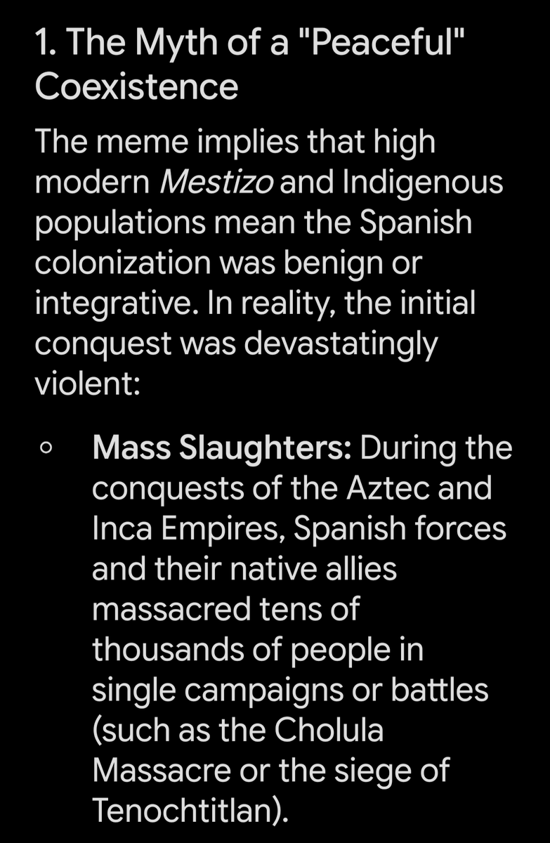 professionaldog's tweet photo. @Maquiavellum3 @JakeFitzsimons @hoodfrezh Imagine trying to tell everyone the Spanish conquest of the Americas was practically benign when it was based on mass slaughter, starvation, forced labour and the mass rape of indigenous people. https://t.co/josLF2U80o