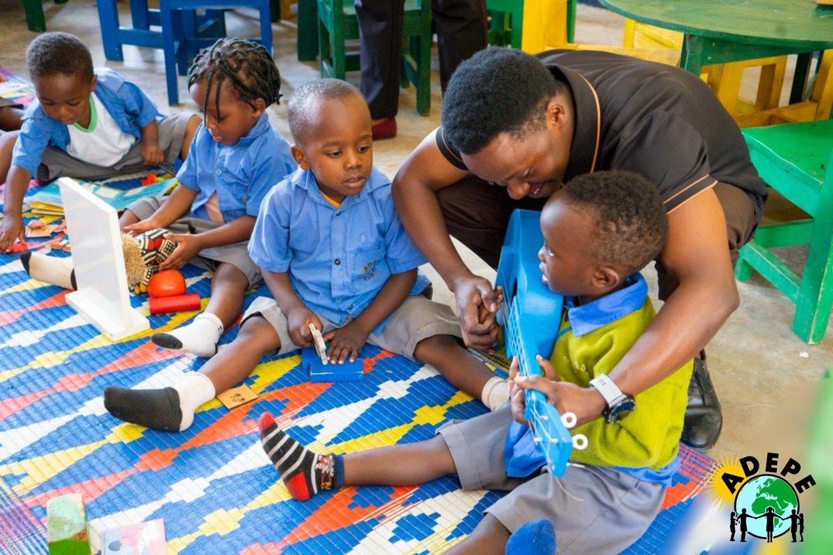 adepe_rwanda's tweet photo. In every learning space,
Every single day,

Every child learns and explores through play at our #ECD centers.

Behind every smile is a safe &amp; nurturing environment where children build confidence, creativity &amp; essential early learning skills through care, interaction &amp;discovery. https://t.co/ndMLfBiSoC