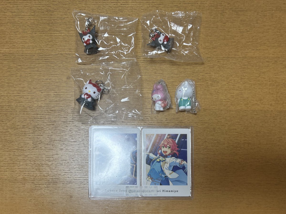kiserararar's tweet photo. 【交換】サンリオ なかよしペアスイング はーとのこあくま

譲：なかよし→マイメロディ ディアダニエル
       こあくま→ハローキティ クロミ2

求：同種キキ(こあくま>なかよし)

郵送希望
なかよし↔こあくま可能です。
各1点ずつ求めております。
検索からでもお気軽にお声がけください。 https://t.co/czhBoVZq14