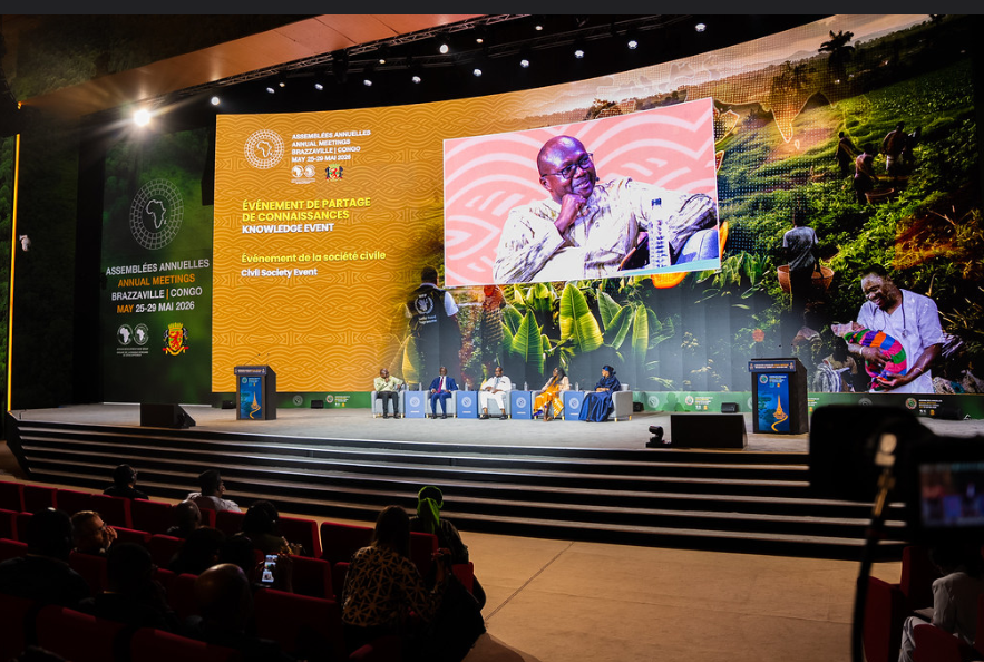 AlphonsoVM's tweet photo. @AfDB_Group Voices from @AfDB_Group, civil society, philanthropy and the Diaspora shared views on #AfDB's New African Financial Architecture for Development - a strategic framework initiative designed to reshape how capital is deployed and risks are managed across the continent. #AfDBAM2026 https://t.co/WmyLe8yNPN