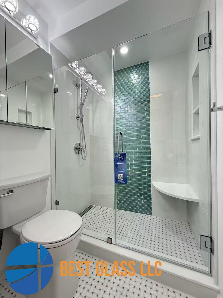 BESTGLASSLLC1's tweet photo. Custom Shower Door @ Bradley Beach, NJ https://t.co/9cnHpU4ltZ