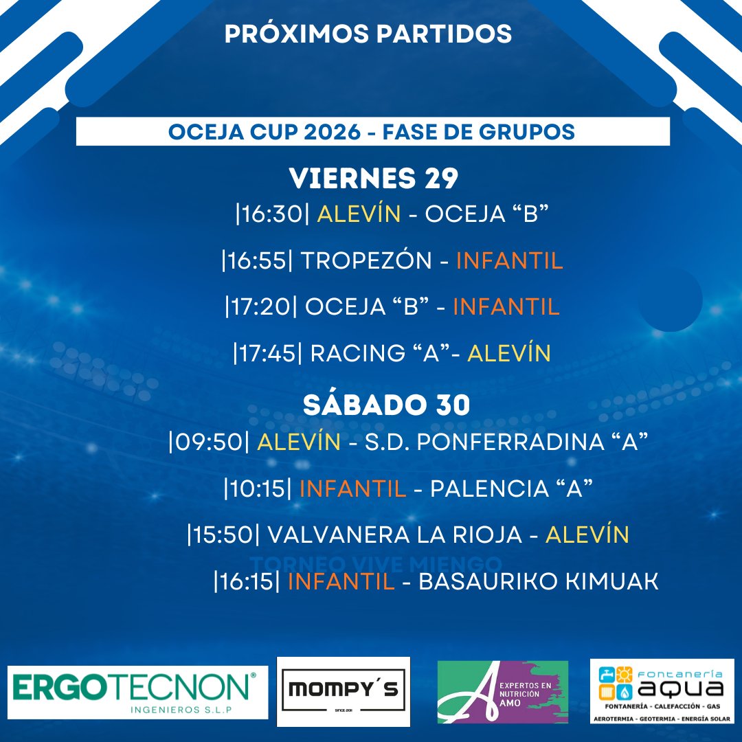 CDMonteFem's tweet photo. 📅Horarios de nuestros equipos para la #ocejacup https://t.co/vAA8EBIMp2