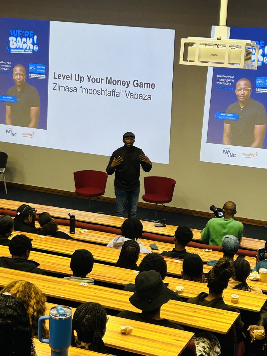 studentvillage's tweet photo. The lifestyle we all pursue to live is depending on the financial decisions we make today. #PayInc is making sure that students are best prepared for the future. Powered by @PayShapSA https://t.co/9Yk9plUDKs