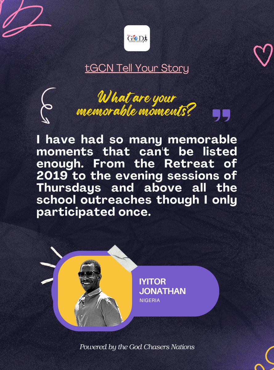 tGC_Nations's tweet photo. 📖🧐 LEADERS WATCH

Every leader has a story.
Behind every growth journey are lessons, sacrifices, decisions, and moments that shape influence and impact.

Today’s edition of Leaders Watch highlights another inspiring leadership journey filled with insights worth learning from 🌍 https://t.co/mb0EGQGU3D