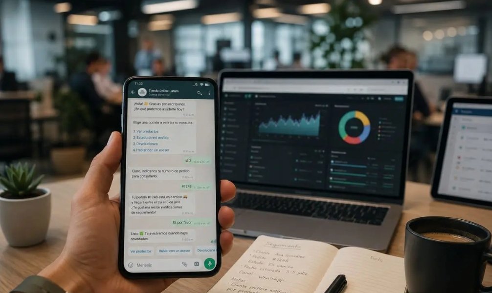 GardFinantial's tweet photo. Cómo automatizar WhatsApp para tu negocio sin perder el toque humano
Conoce cómo funcionan los flujos automatizados, la API de WhatsApp Business y las herramientas que ayudan a gestionar conversaciones sin perder cercanía con los clientes.
 https://t.co/32YJjunfNo https://t.co/M5ZvdvCK4N