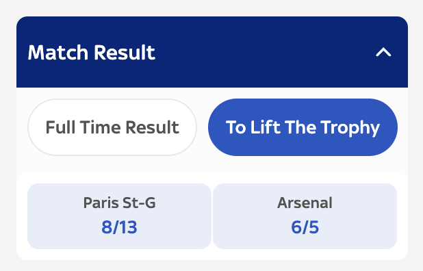 SquawkaBet's tweet photo. See the latest #UCLfinal odds on @SkyBet. 👇

Bet here: https://t.co/ETD74DAxo7

18+ GambleAware #Ad https://t.co/IgQdsSgFo6