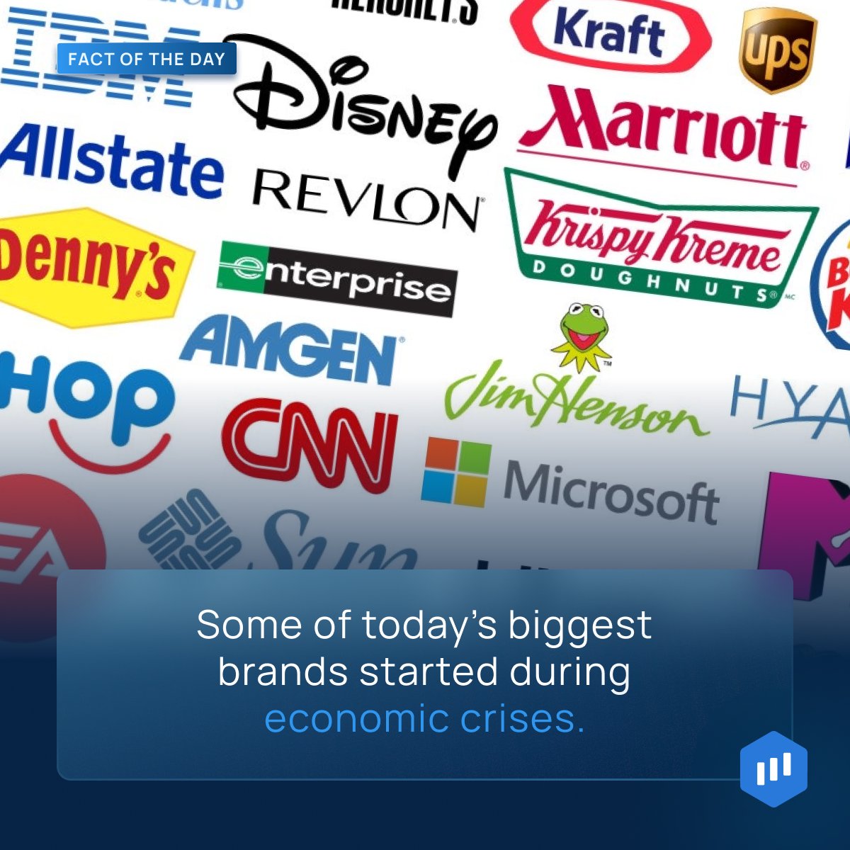 ExpertOption's tweet photo. Economic crises don’t just destroy businesses, they can also reate them. Some of today’s biggest brands, including Airbnb (2008), Uber (2009), Microsoft (1975 recession), and Disney (1923), were founded during recessions, proving that tough environments often spark the strongest ideas.

Start Trading: https://t.co/SV9ZJJuglt