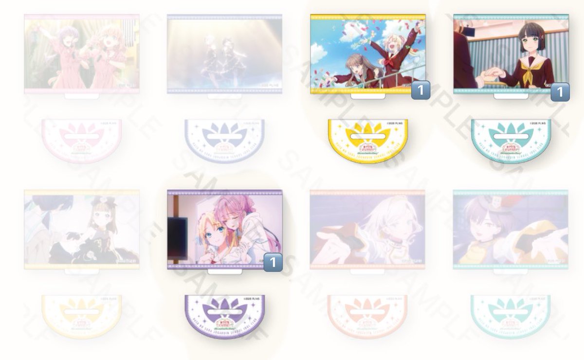 yupa_cc's tweet photo. 【譲渡 交換】ラブライブ 映画 蓮ノ空 アクリルスタンド アクスタ 

求: 小鈴
譲: 姫芽＆瑠璃乃 瑠璃乃＆慈 吟子

6th横浜公演手渡しのみ
目標分集まっていないため交換最優先です。ブロマイドの交換も出しているためお気軽にお声がけ下さい。 https://t.co/Yr7dPW8s99