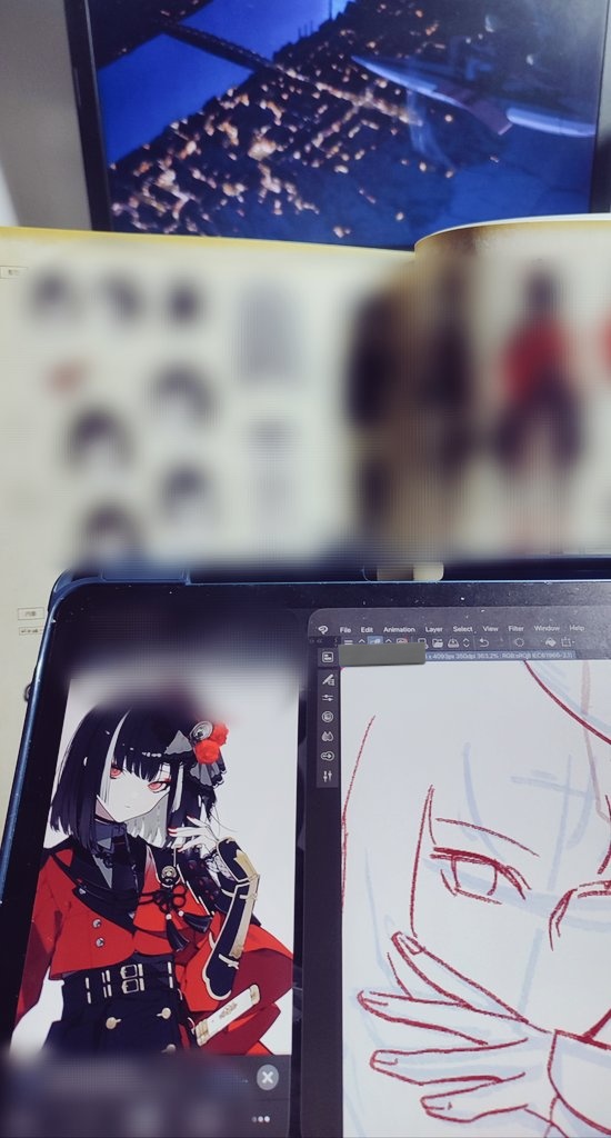 jayindigo_'s tweet photo. 最近私はこのように描いてるよ https://t.co/w4WZG3VhFS