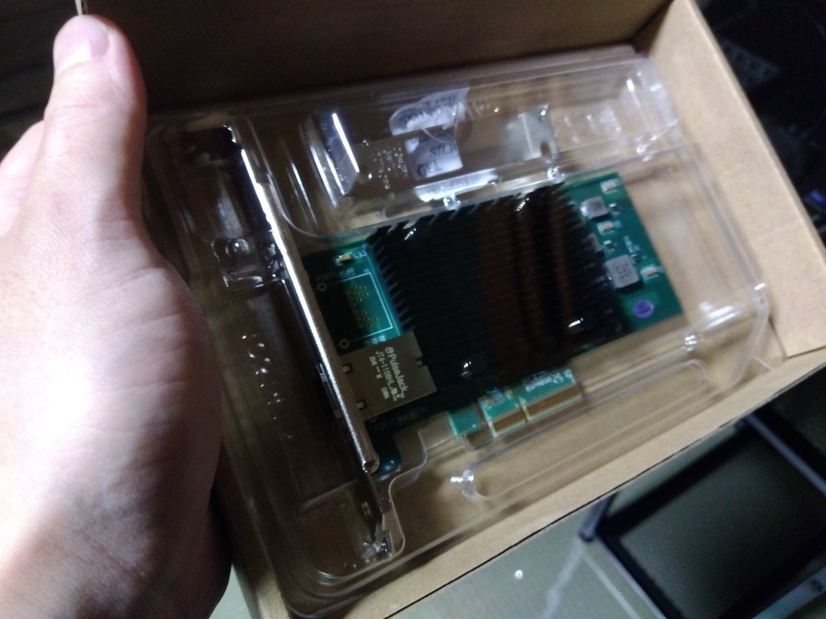 bane_audio's tweet photo. NICを買った
ほんとに10Gbpsで使えるかは分からない https://t.co/brC2zDKCdW
