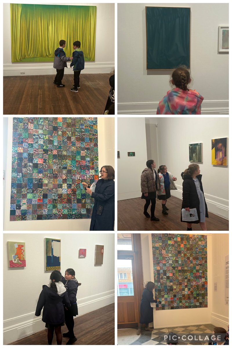GatewayFCAT's tweet photo. Year 3 had a wonderful afternoon visiting The Grundy Art Gallery. They went to view Claude Monet's - The Petit Bras of the Seine at Argenteuil (1872) which is only on public display until Saturday 13th June, on tour from the British Museum! 
@GrundyBlackpool @FCATrust https://t.co/uOQI6PBden