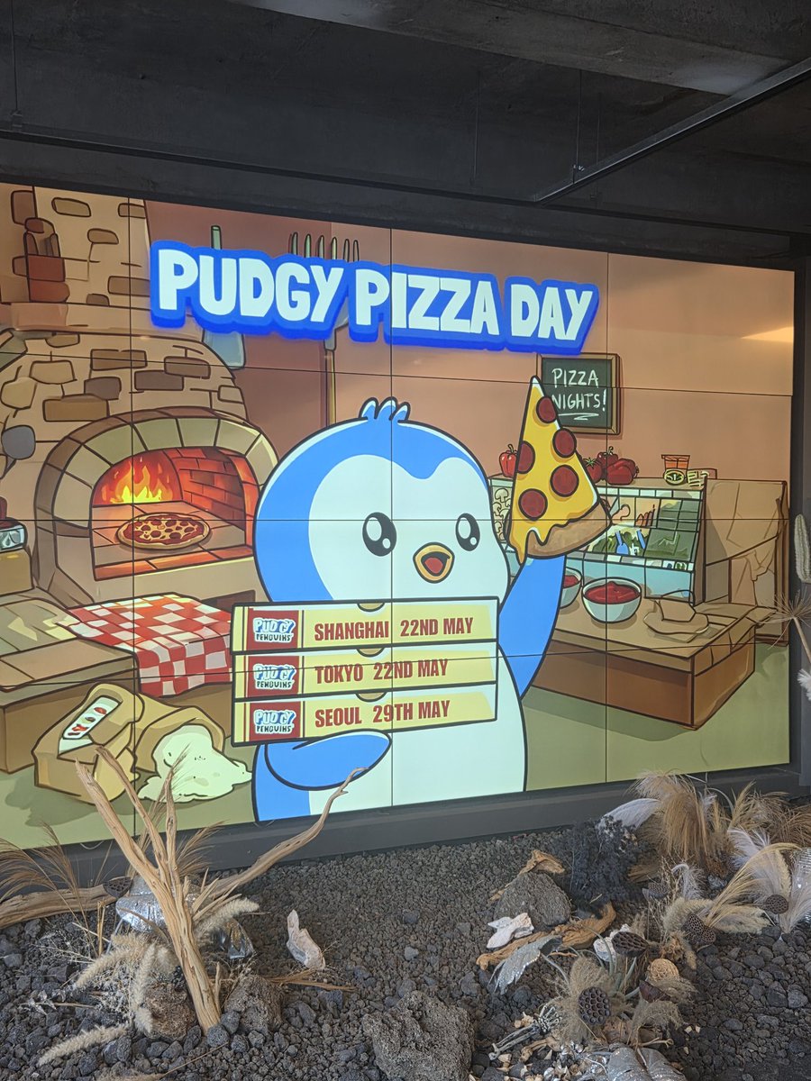 greyisnick's tweet photo. @pudgypenguins pizza party has begun!

Enjoy delicious food and exciting prizes at @OfficialWeple 🍕

@PenguAsia
@OneEarthArt https://t.co/DJBMeEdroa