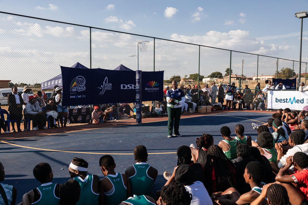 DStvNetball's tweet photo. The #DSNC26 x Sekhukhune district finals lit up on Hlabi Secondary's newly donated MultiChoice multi-court this weekend as 34 schools battled for a spot at the #DSNC26 provincials. 

Read more here: https://t.co/0YIWxkHF71​
​
#BestmedNetball #NetballUnstoppable #DSNC26 https://t.co/bJDI4tGDXs