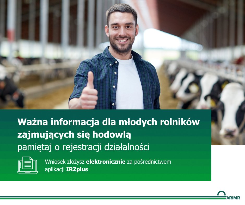 ARiMR_GOV_PL's tweet photo. 🐄🐖Rolnicy, którzy przejęli gospodarstwa specjalizujące się w produkcji zwierzęcej i chcą skorzystać z dopłat do jej prowadzenia bądź ze wsparcia dobrostanowego, nie powinni zwlekać z rejestracją działalności. https://t.co/UdGOSGKwJb